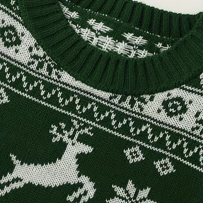 Nordic Reindeer Christmas Sweater | Revangiol