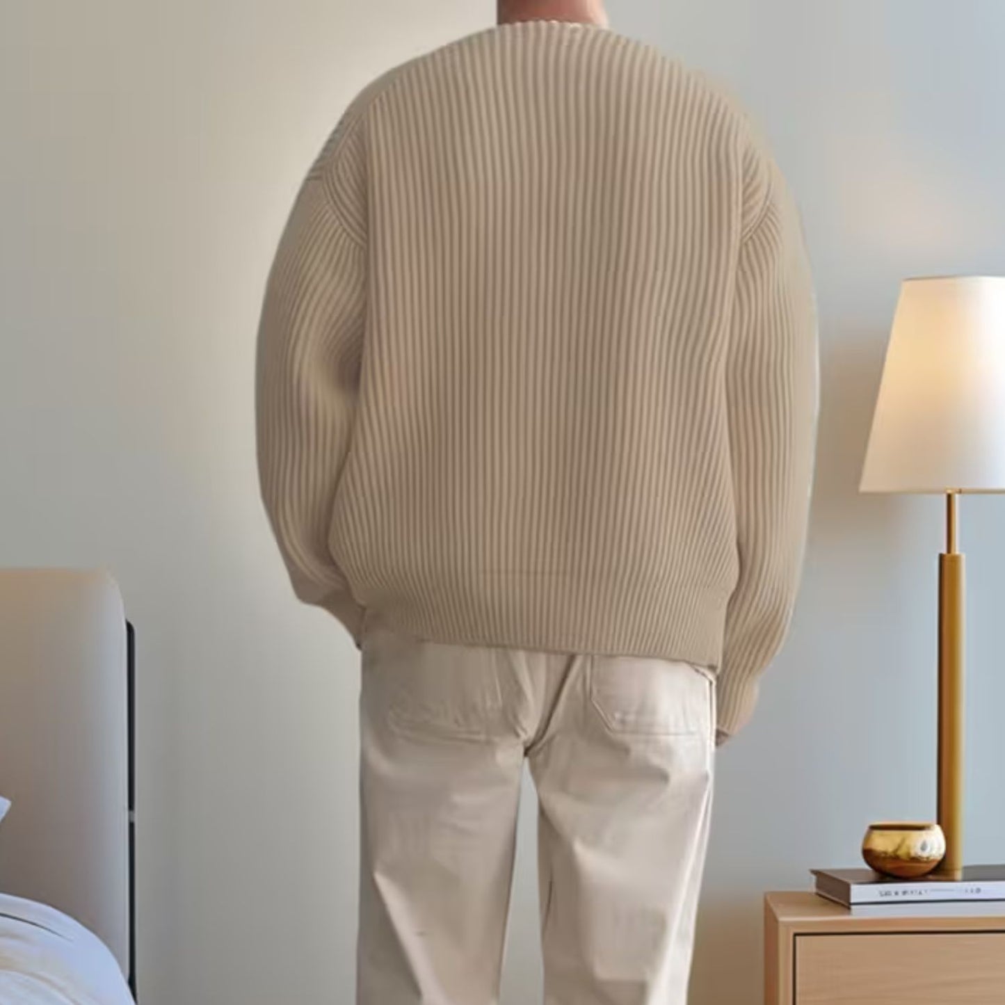 Half-Zip Knit Sweater | Revangiol