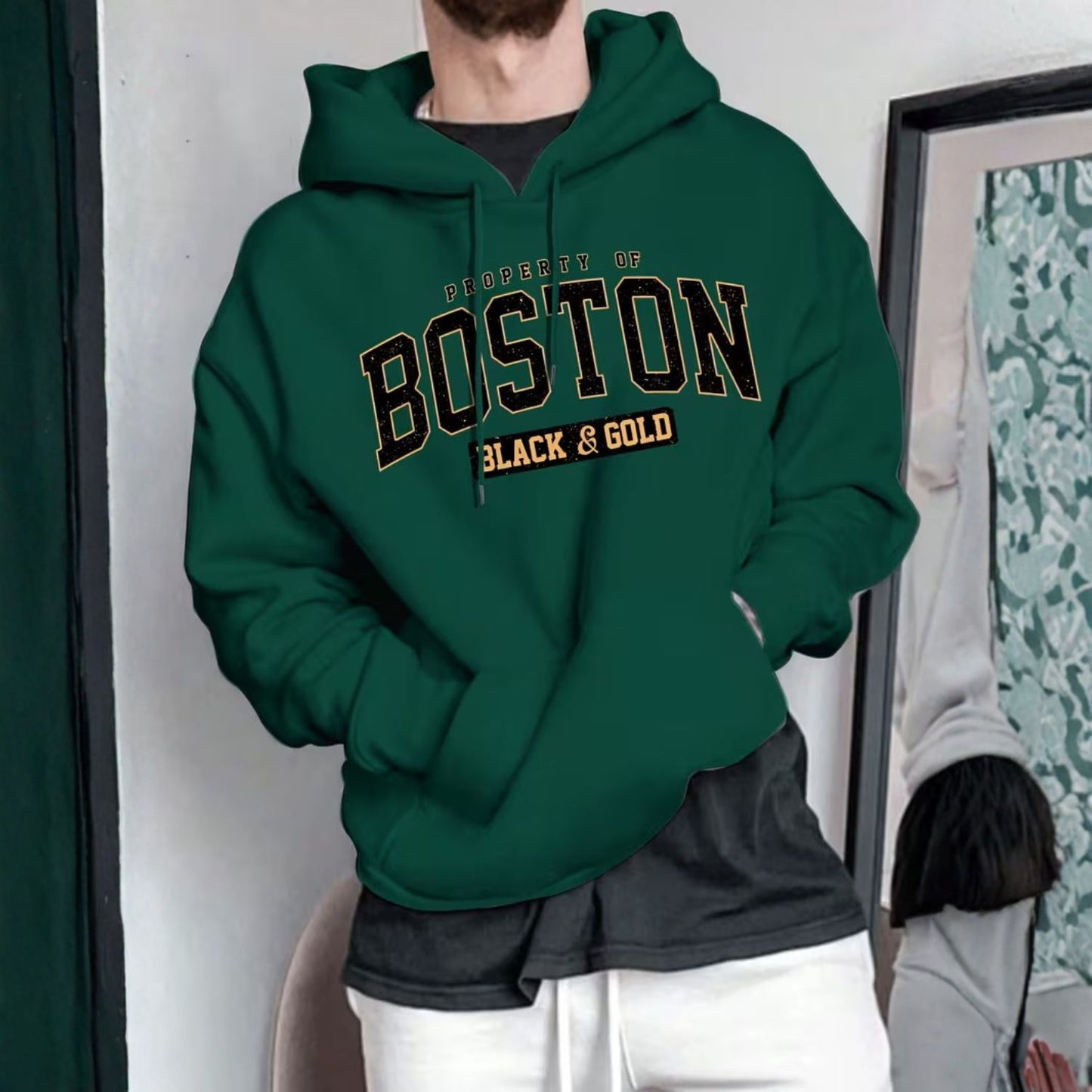 Boston Varsity Graphic Hoodie | Revangiol