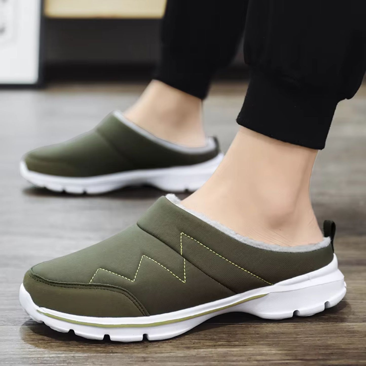 Plush Lined Slip-On Slippers | Revangiol