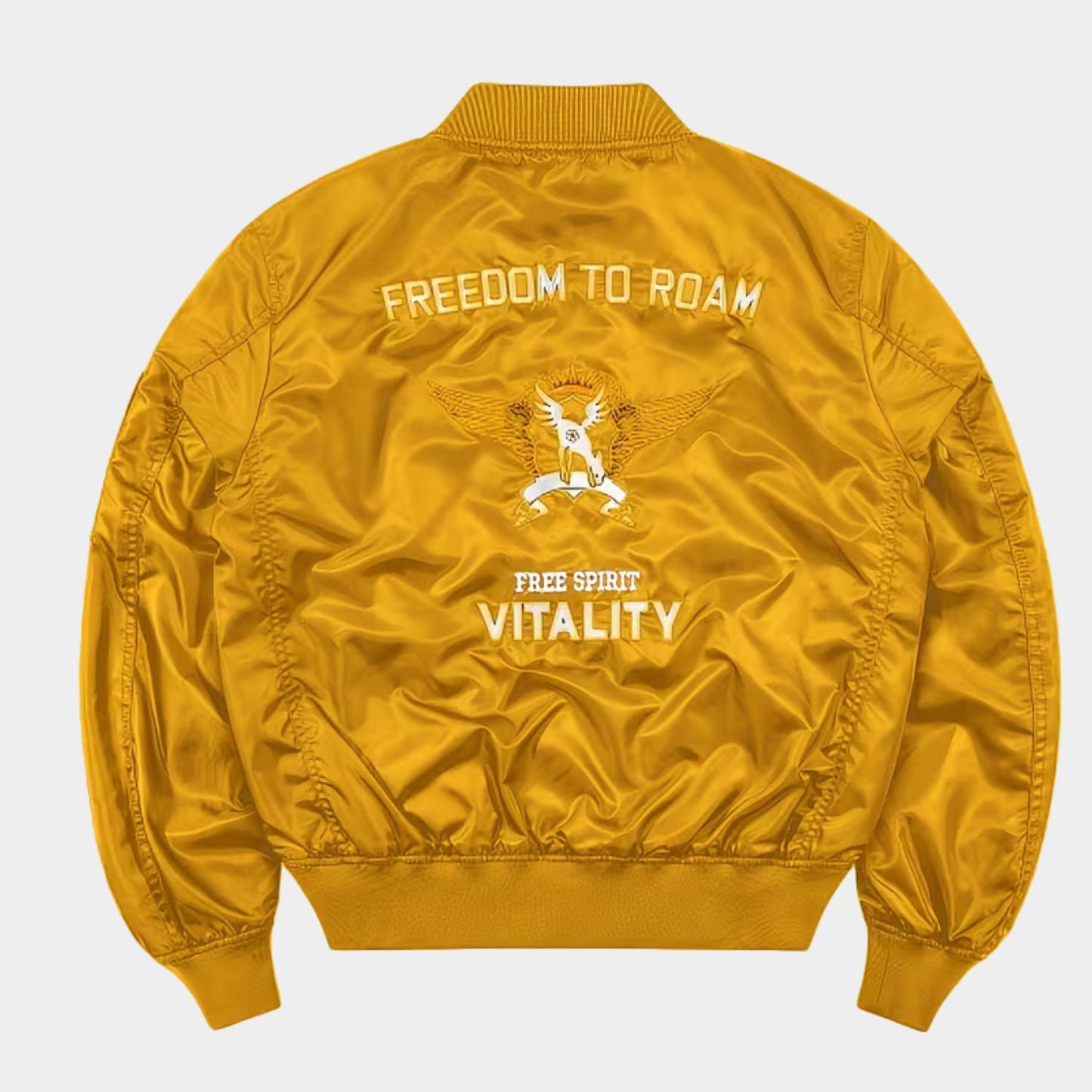 Embroidered Flight Bomber Jacket | Revangiol