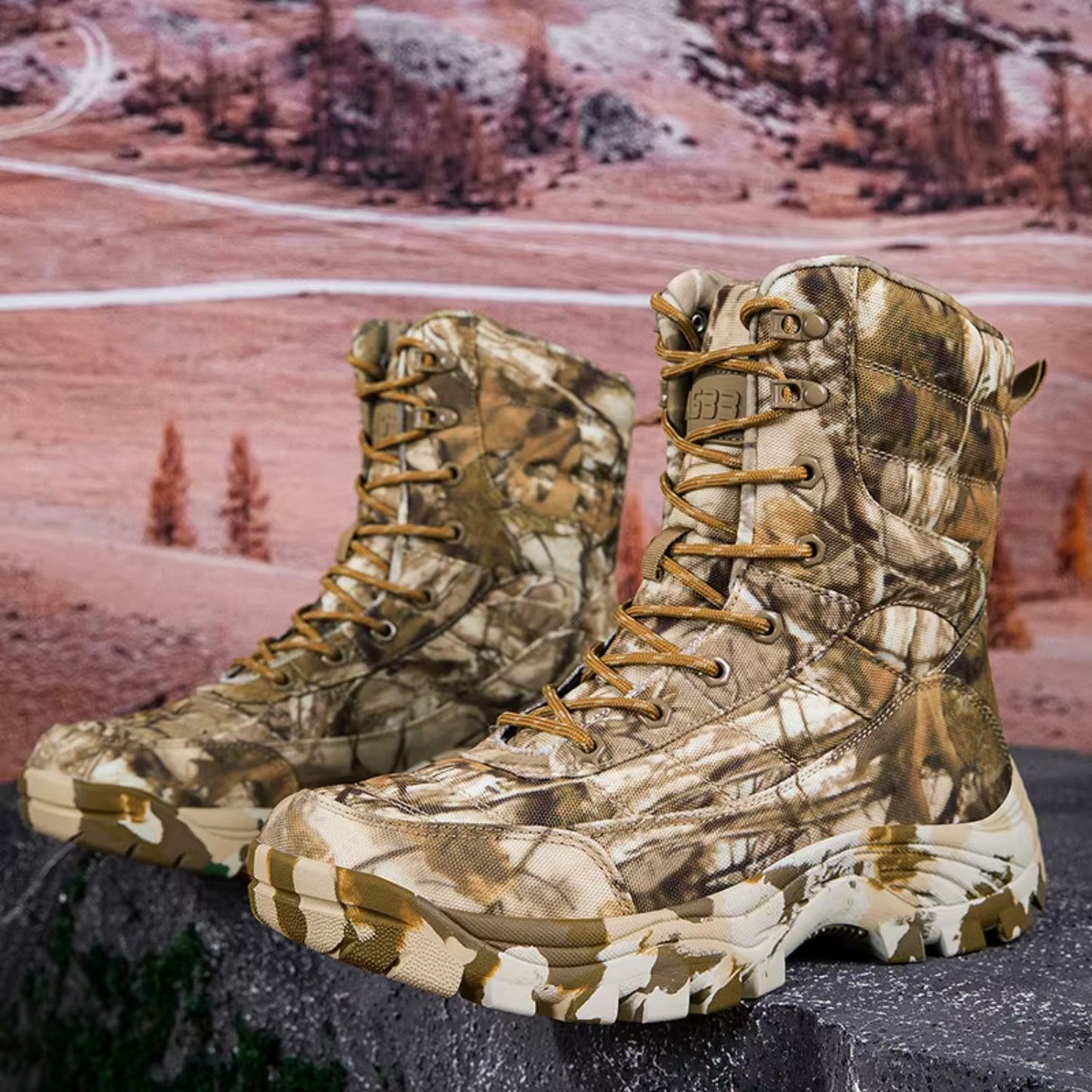 Insulated Camo Hunting Boots | Revangiol