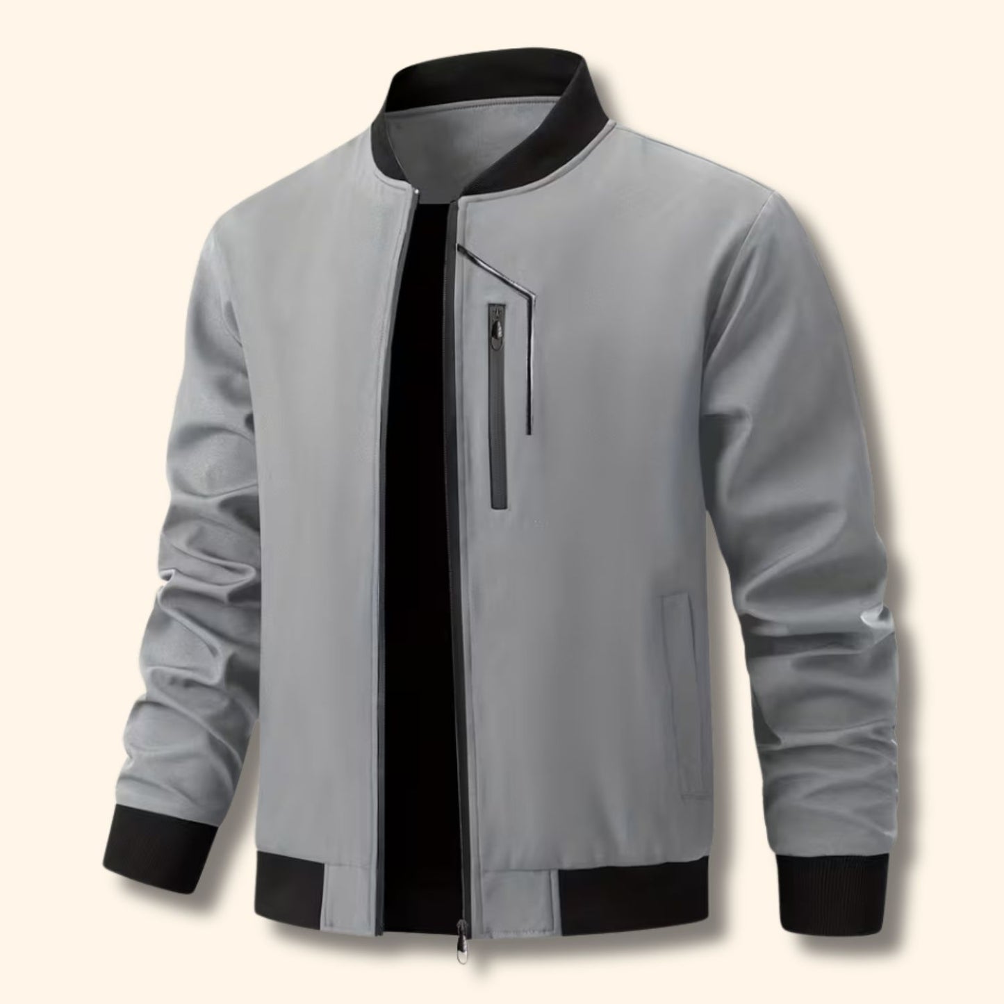 Minimalist Utility Bomber Jacket | Revangiol