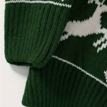 Nordic Reindeer Christmas Sweater | Revangiol