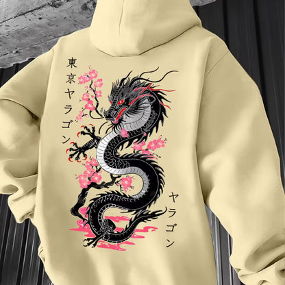 Japanese Dragon Graphic Hoodie | Revangiol