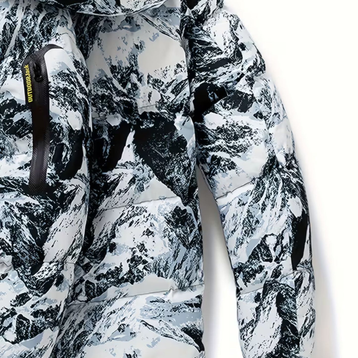 Camo Hooded Puffer Jacket | Revangiol