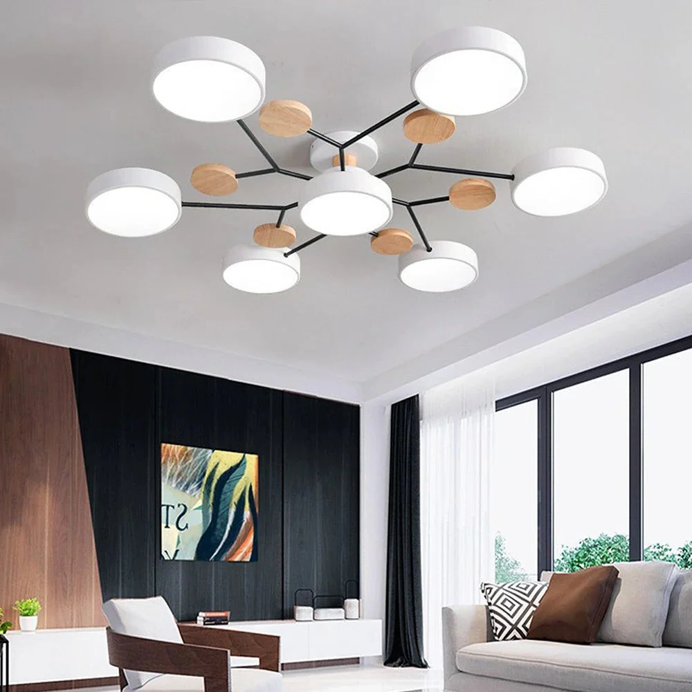 Sleek Circular LED Ceiling Fixture | Revangiol