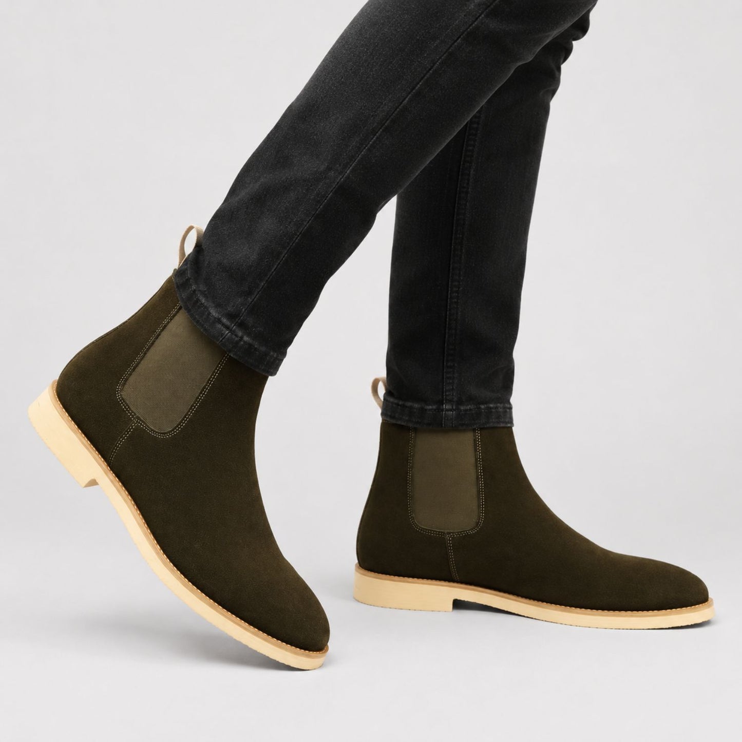 Suede Chelsea Ankle Boots | Revangiol