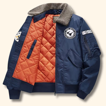 Oversized Flight Aviator Jacket | Revangiol