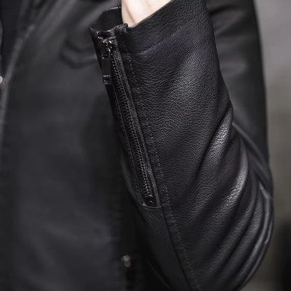 Thermal Lined Leather Jacket | Revangiol