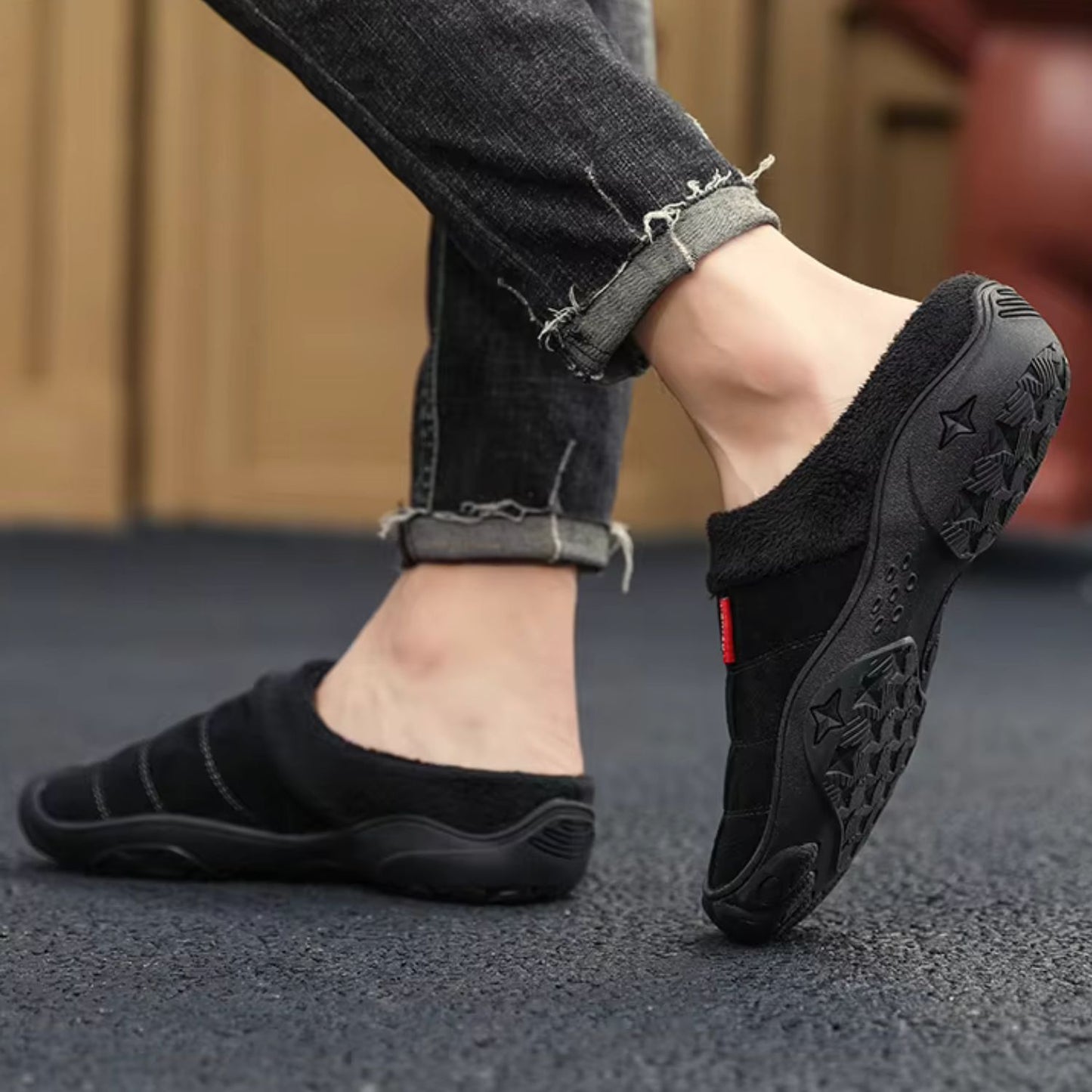 Quilted Plush Slip-On Slippers | Revangiol