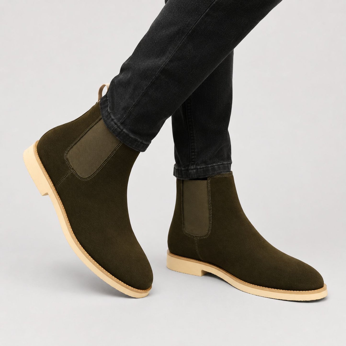 Suede Chelsea Ankle Boots | Revangiol
