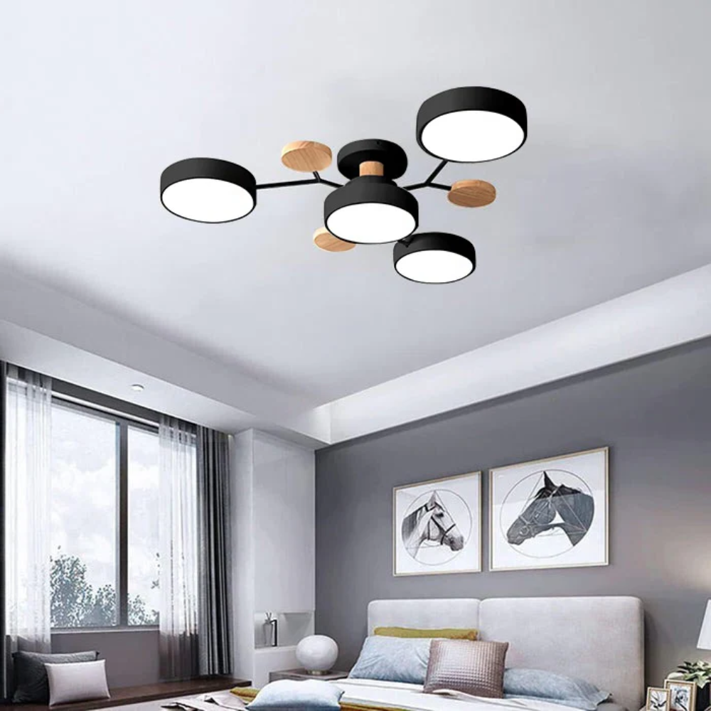 Sleek Circular LED Ceiling Fixture | Revangiol