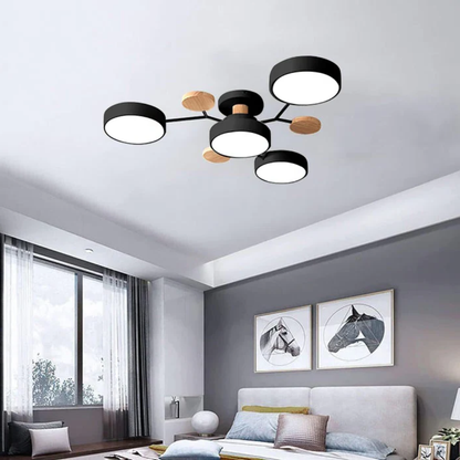 Sleek Circular LED Ceiling Fixture | Revangiol