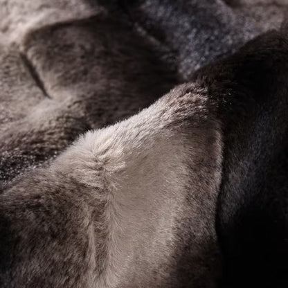 Vintage Sable Faux Fur Jacket | Revangiol