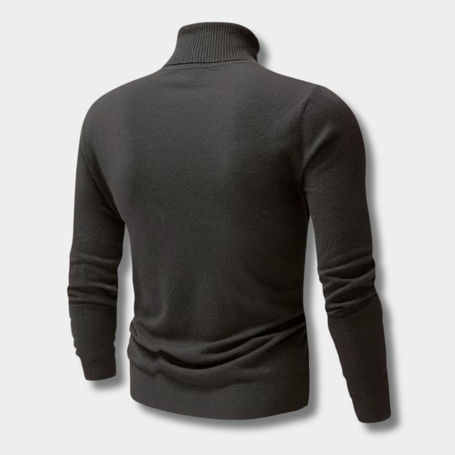 Embroidered Chest Detail Turtleneck | Revangiol