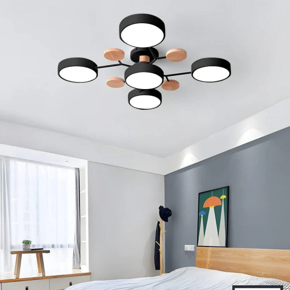 Sleek Circular LED Ceiling Fixture | Revangiol