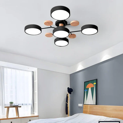 Sleek Circular LED Ceiling Fixture | Revangiol