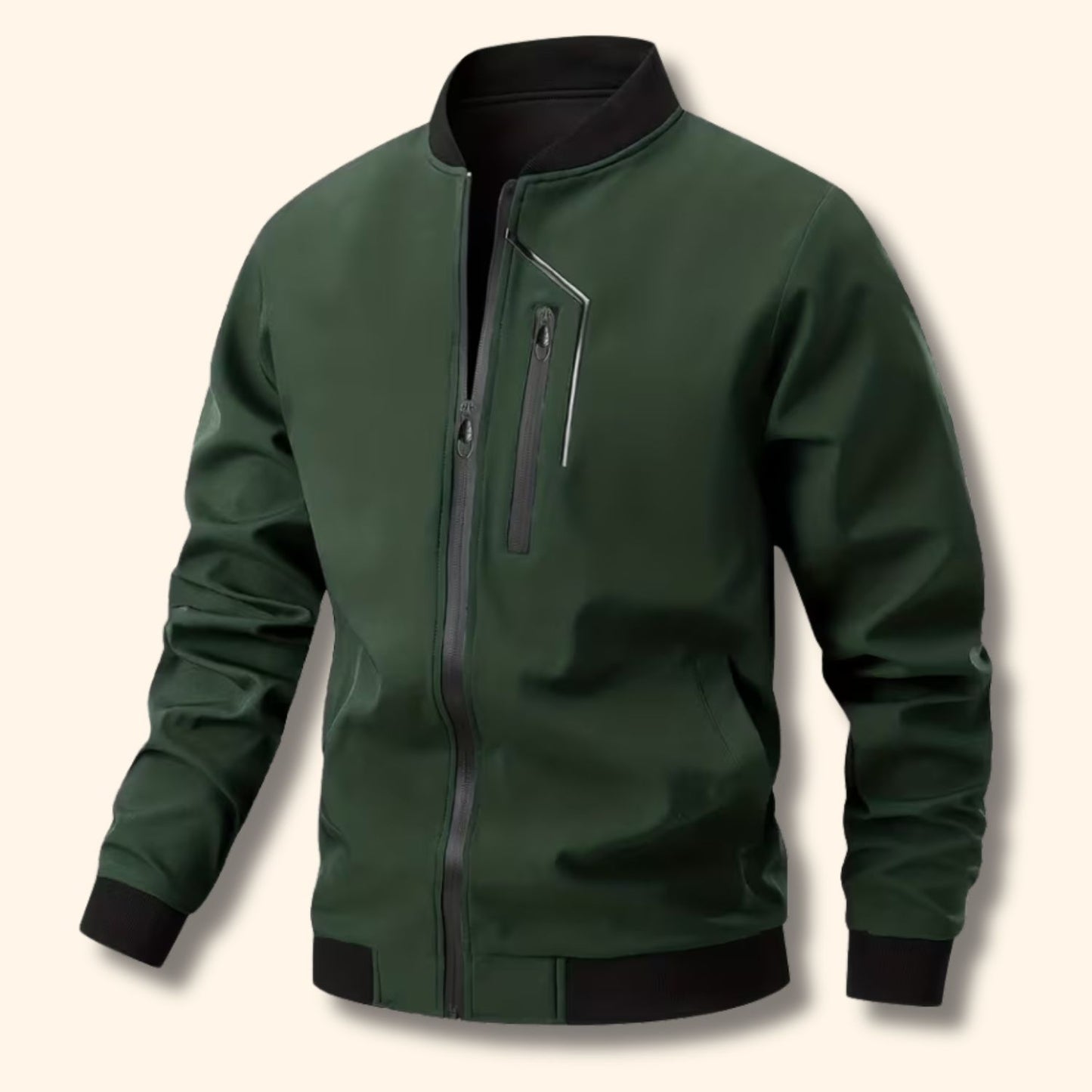 Minimalist Utility Bomber Jacket | Revangiol