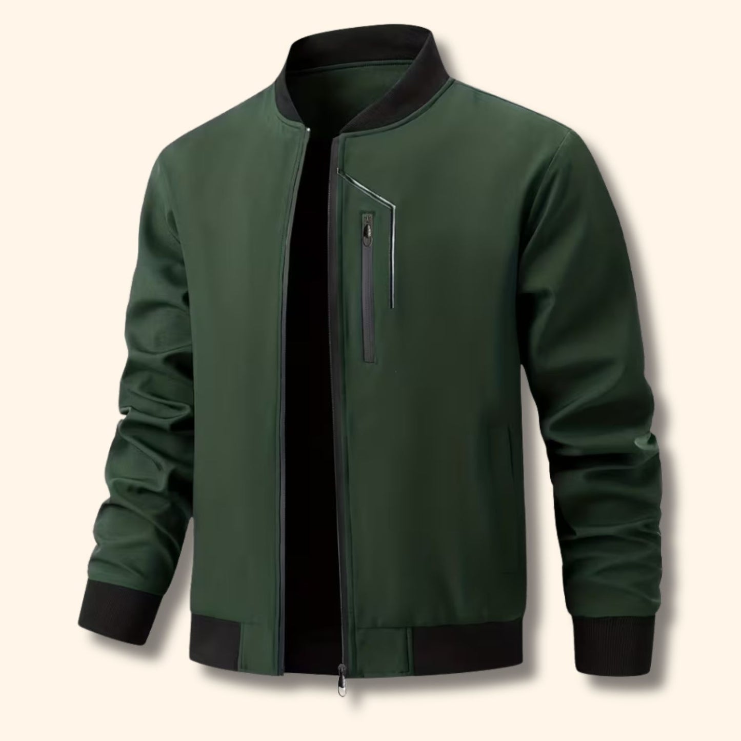 Minimalist Utility Bomber Jacket | Revangiol
