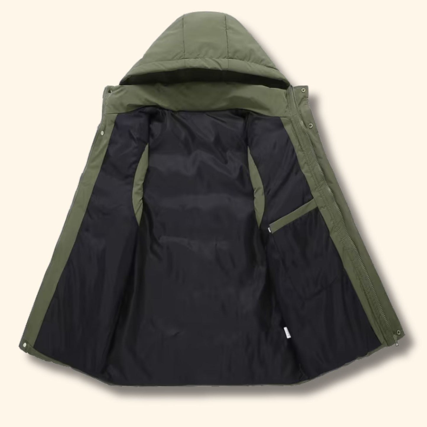 Hooded Winter Puffer Vest | Revangiol