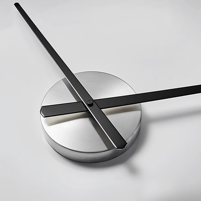 Minimalist Black Designer Wall Clock | Revangiol