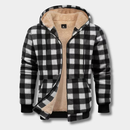 Sherpa Lined Flannel Shirt Jacket | Revangiol