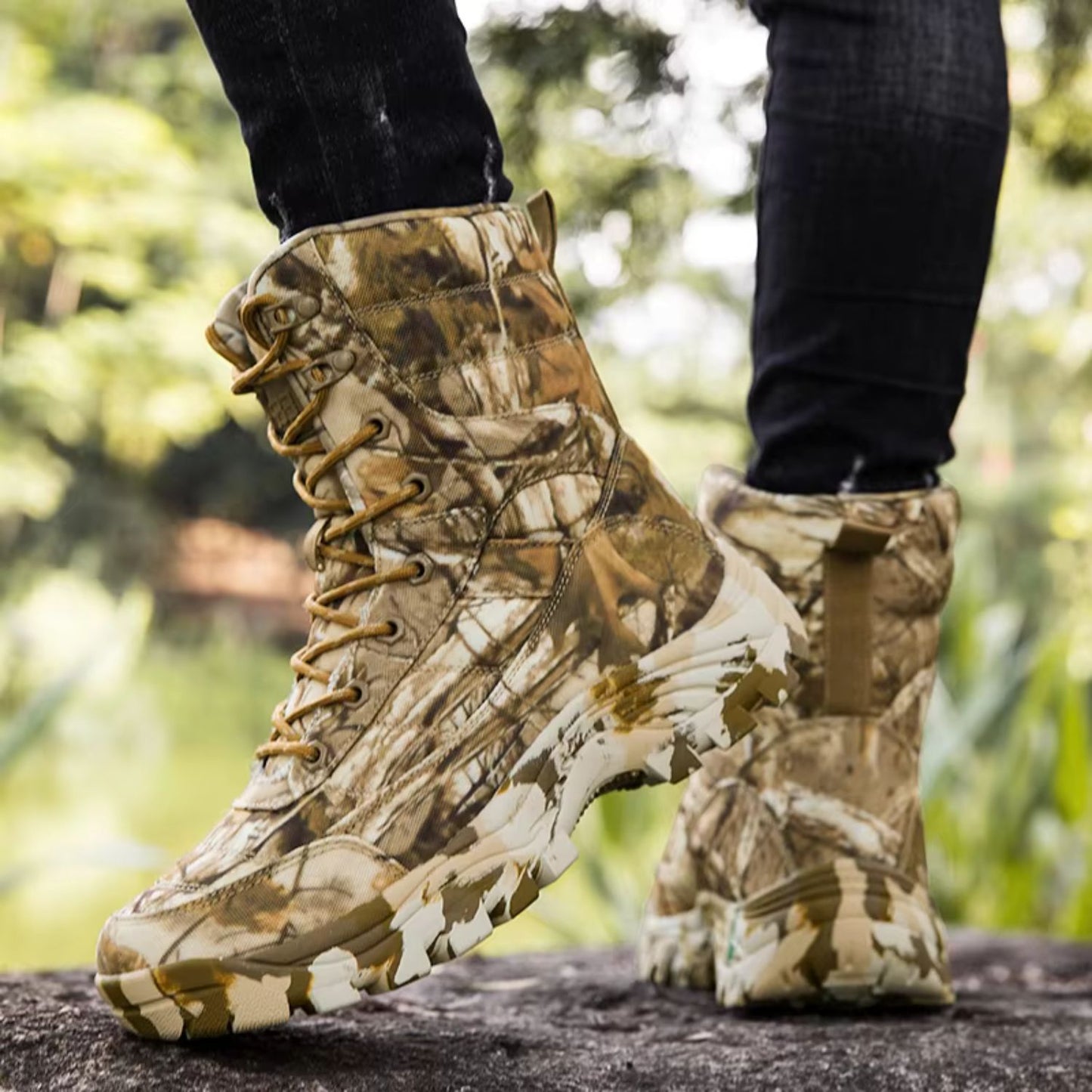 Insulated Camo Hunting Boots | Revangiol