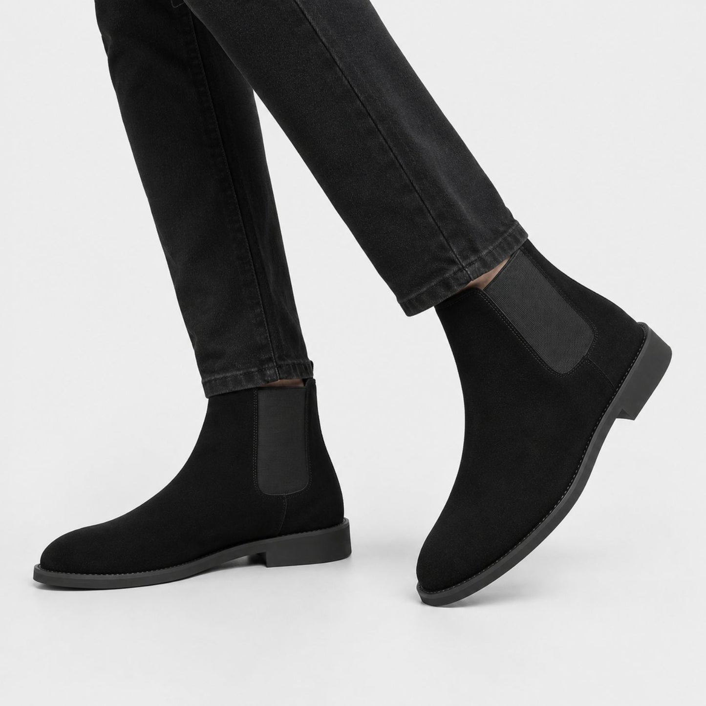 Suede Chelsea Ankle Boots | Revangiol