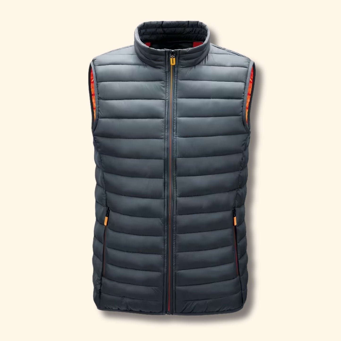 Lightweight Zip Puffer Vest | Revangiol