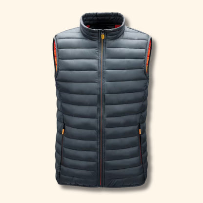 Lightweight Zip Puffer Vest | Revangiol