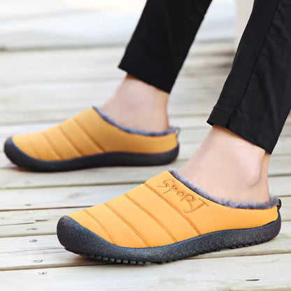 Quilted Plush Slip-On Slippers | Revangiol