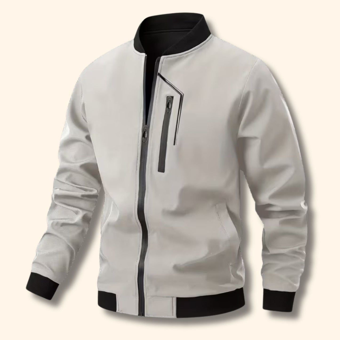 Minimalist Utility Bomber Jacket | Revangiol