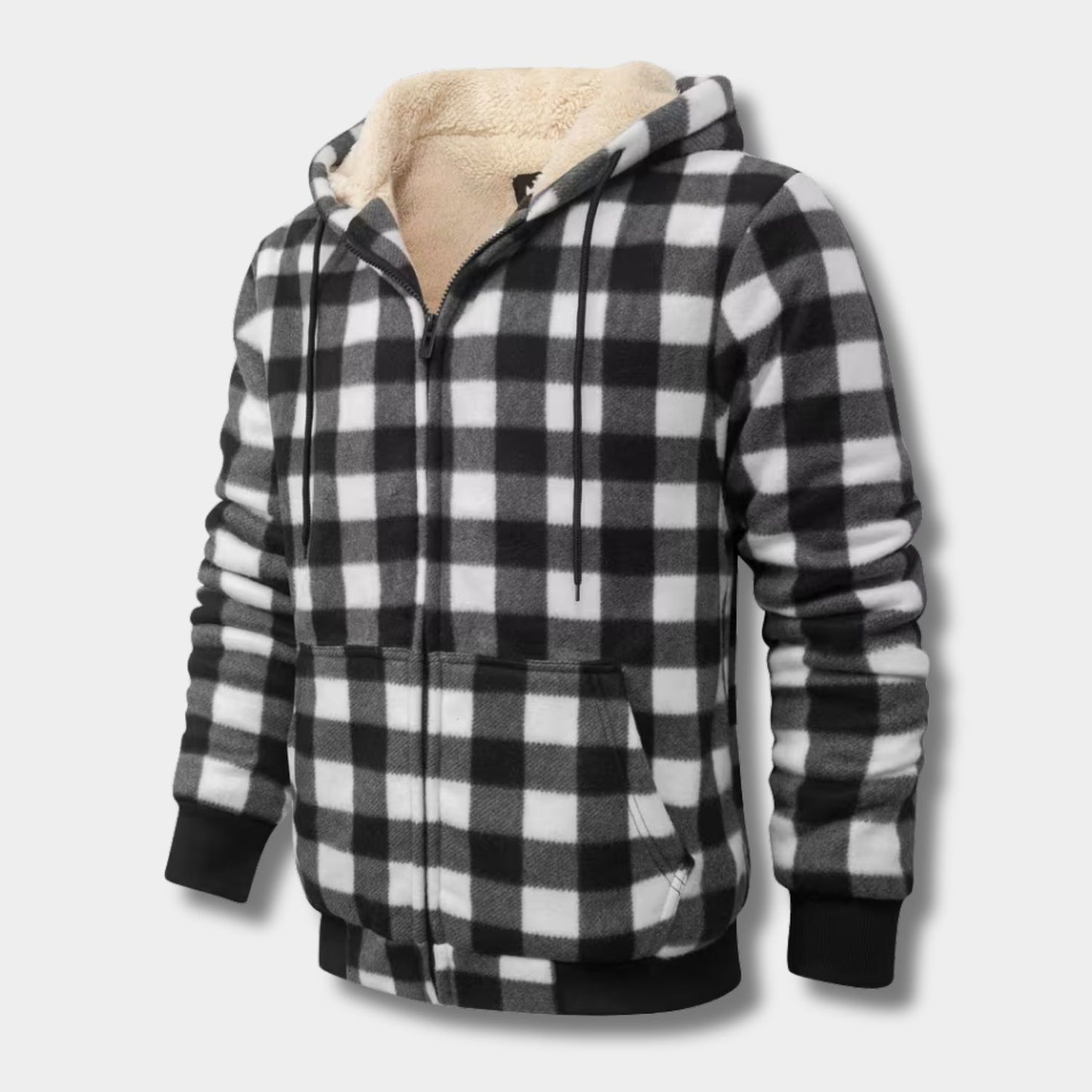 Sherpa Lined Flannel Shirt Jacket | Revangiol