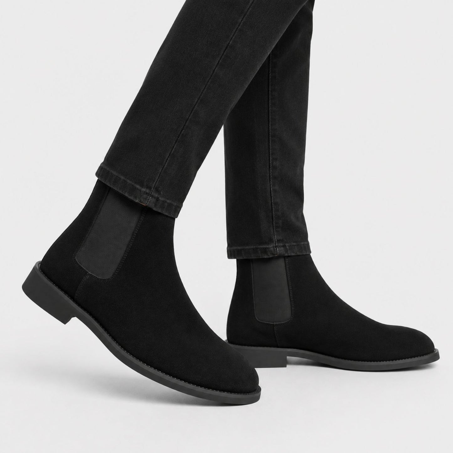 Suede Chelsea Ankle Boots | Revangiol