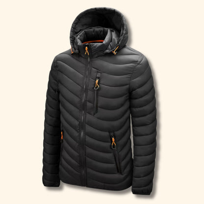 Lightweight Hooded Puffer Jacket | Revangiol