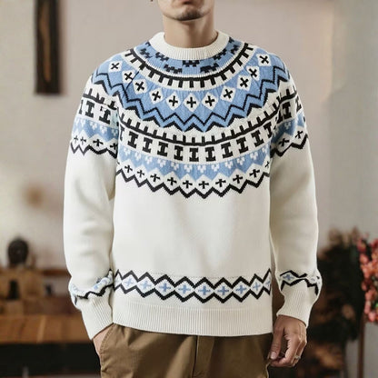 Nordic Fair Isle Christmas Sweater | Revangiol