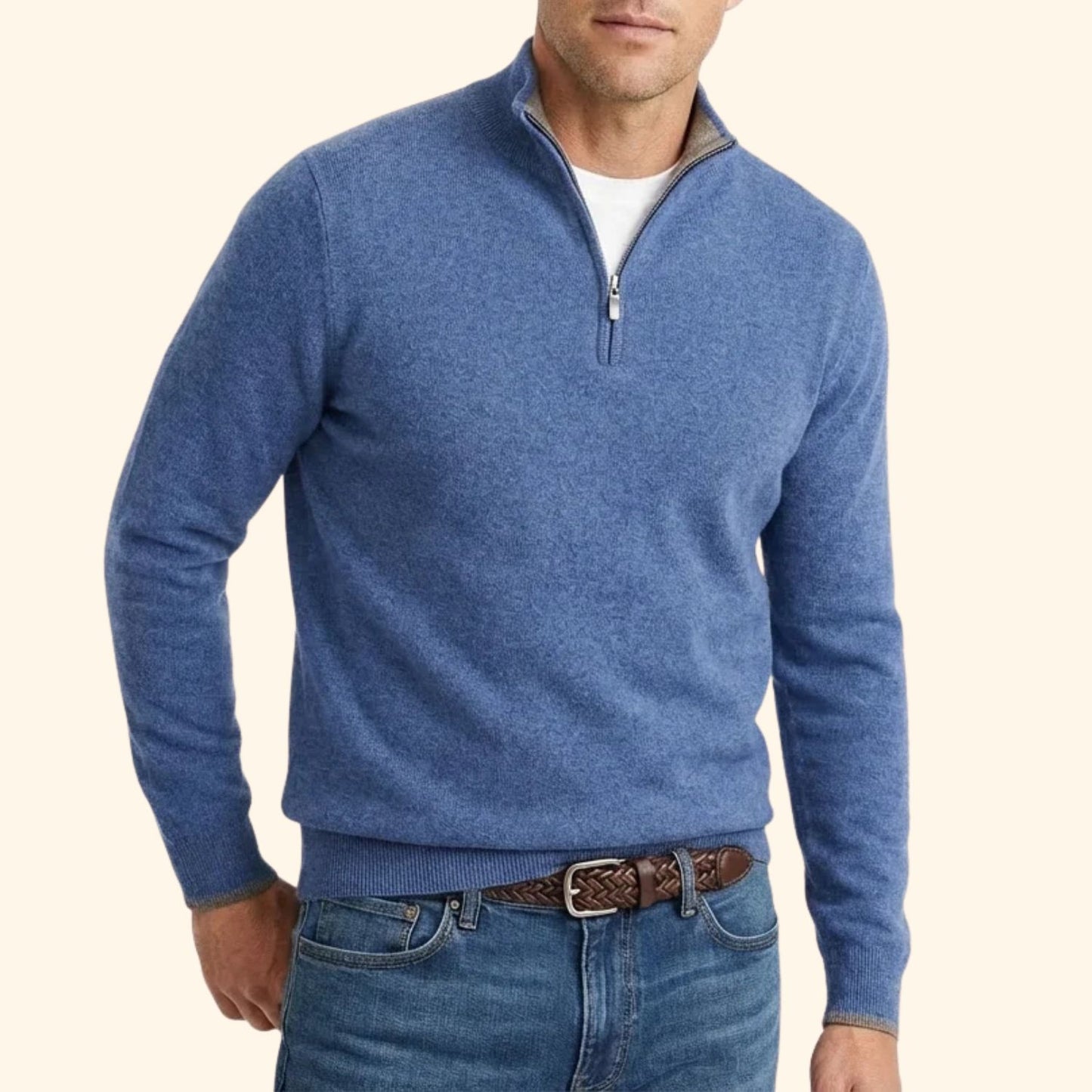 Classic Quarter-Zip Jumper | Revangiol