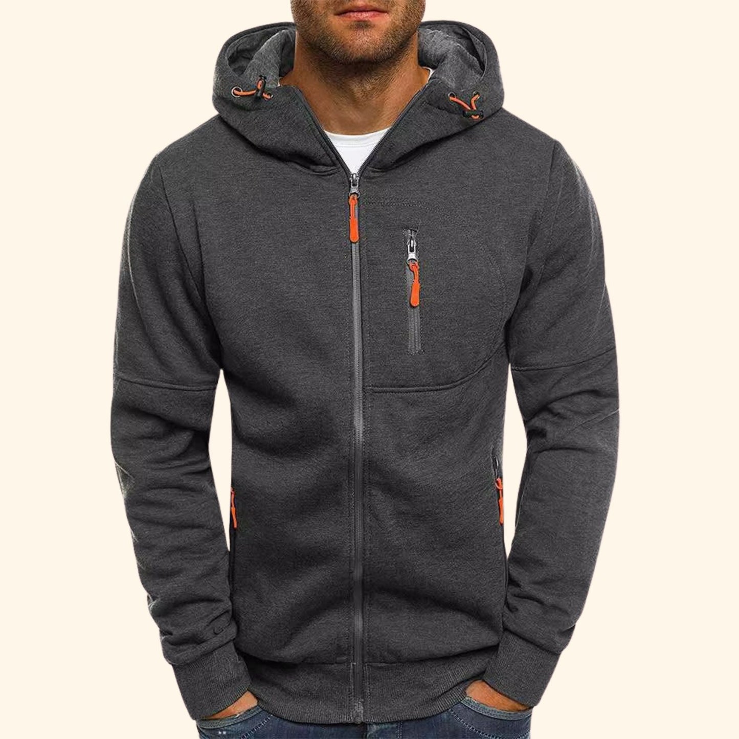 Full Zip Utility Hoodie | Revangiol