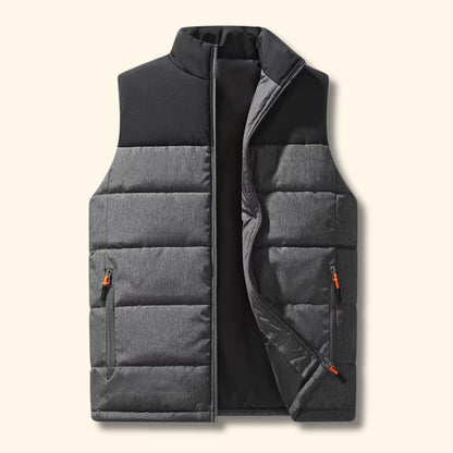 Stand Collar Puffer Vest | Revangiol