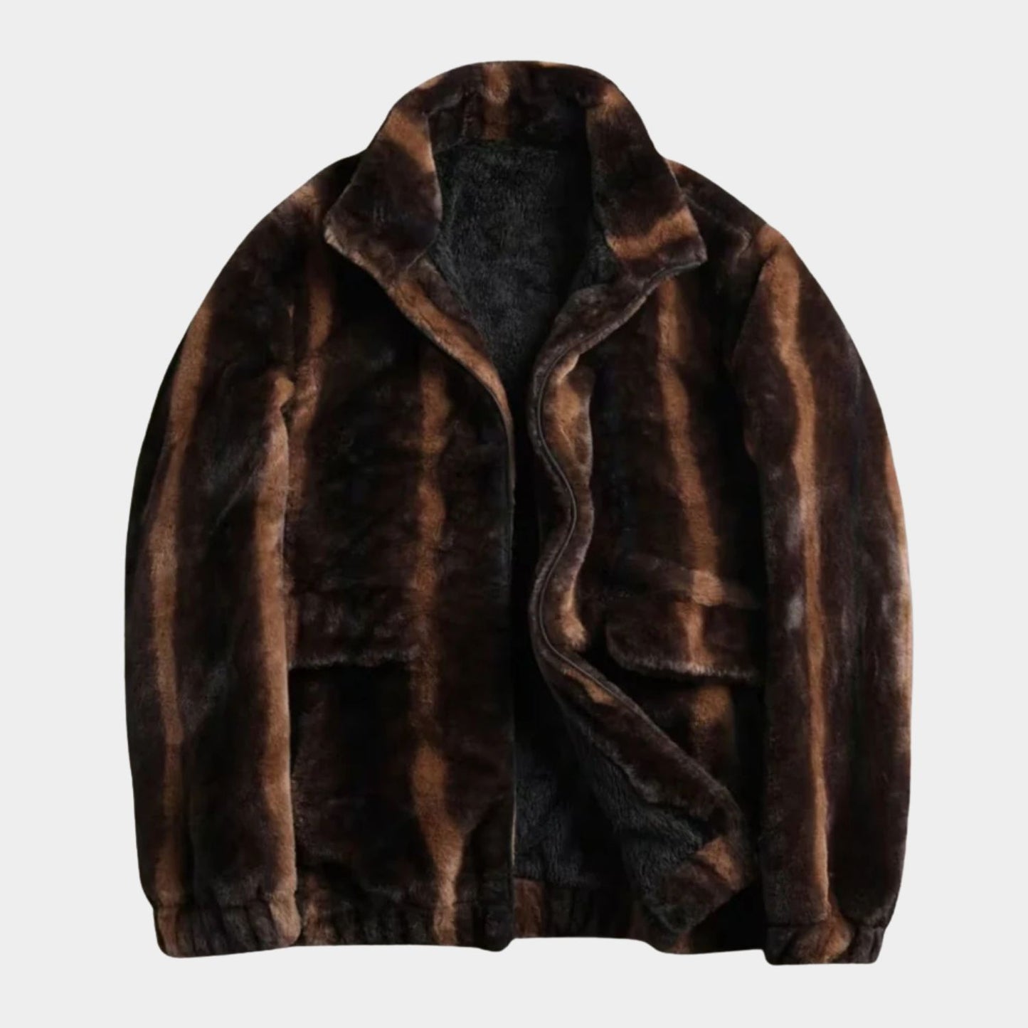 Vintage Sable Faux Fur Jacket | Revangiol
