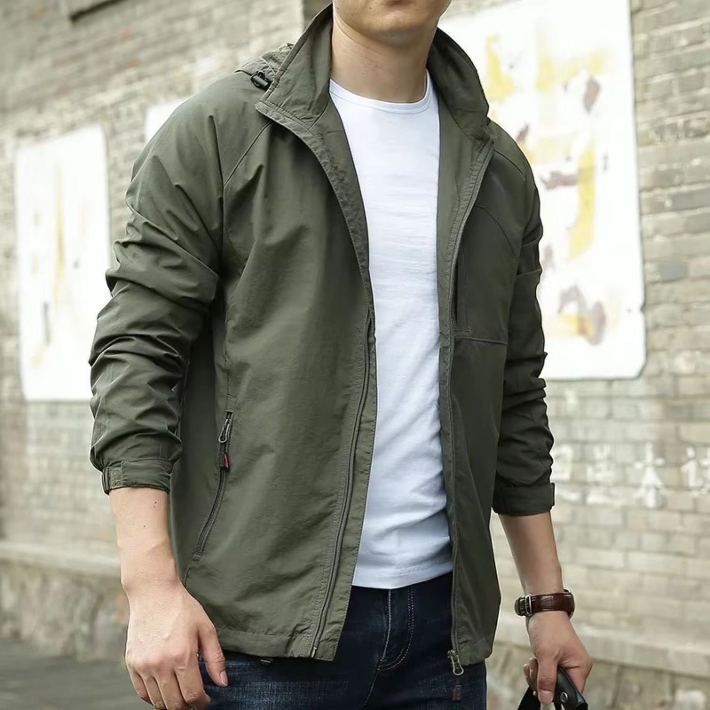 Breathable Cargo Waterproof Jacket | Revangiol