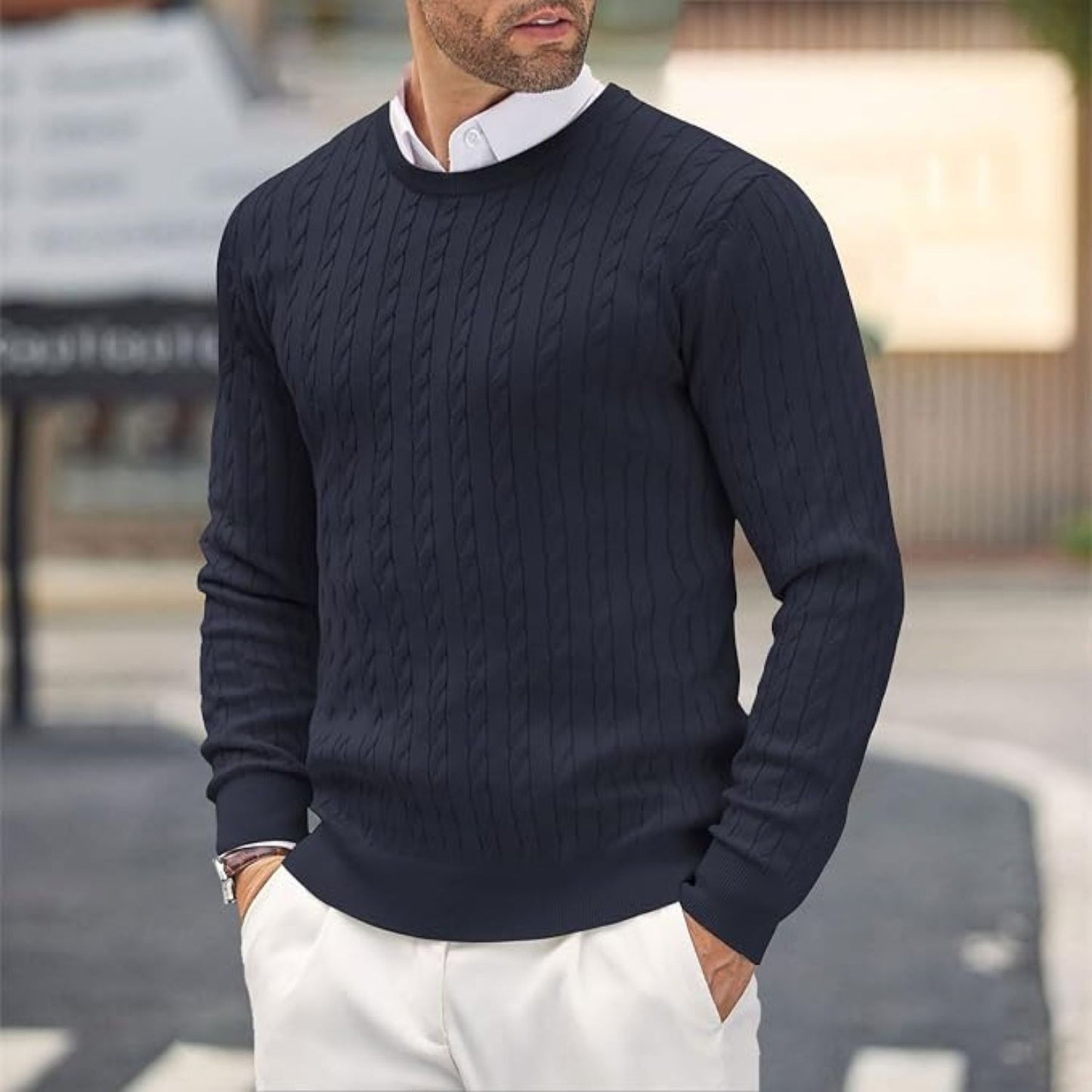 Cable Knit Sweater | Revangiol