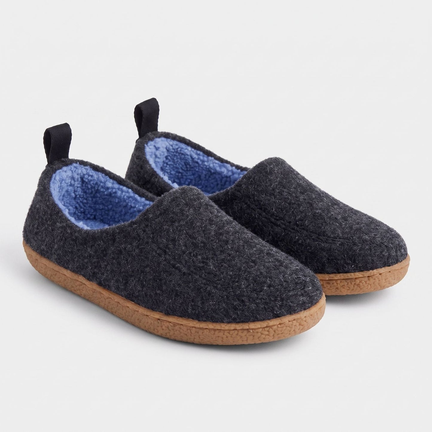 Felted Wool Slip-On Slippers | Revangiol
