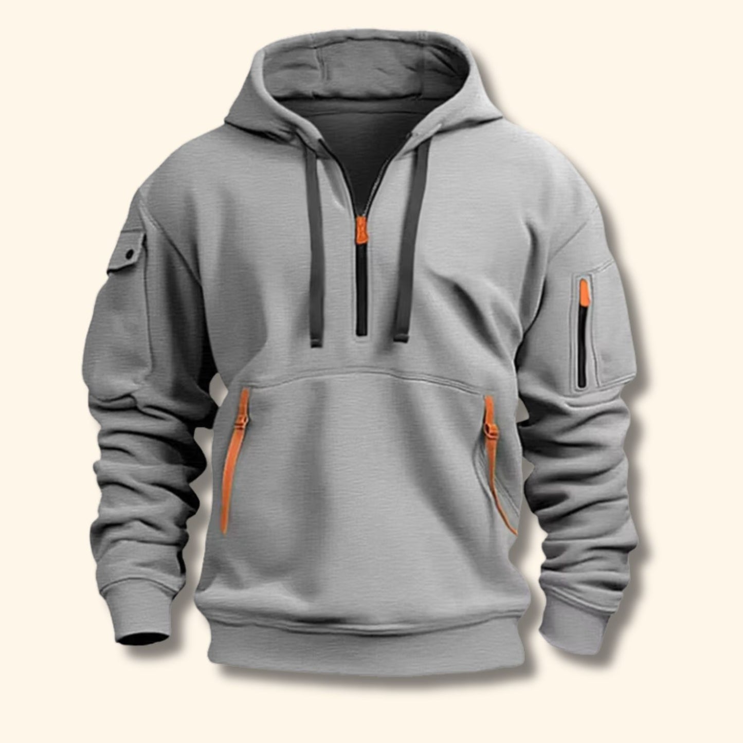 Half Zip Utility Hoodie | Revangiol