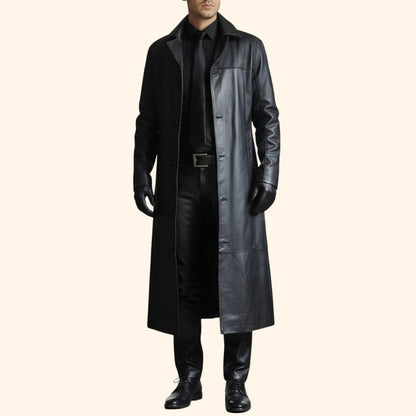 Long Leather Jacket | Revangiol