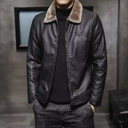 Thermal Lined Leather Jacket | Revangiol