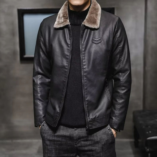 Thermal Lined Leather Jacket | Revangiol