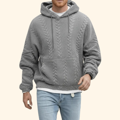 Cable Knit Hoodie | Revangiol