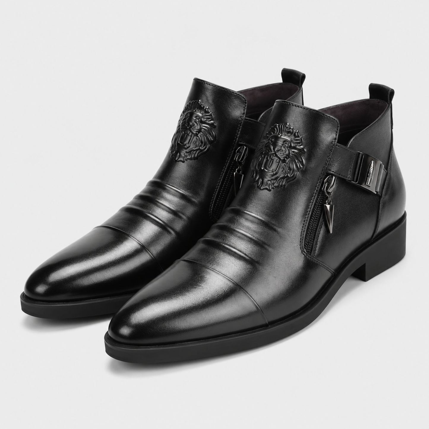 Embossed Chelsea Dress Boots | Revangiol